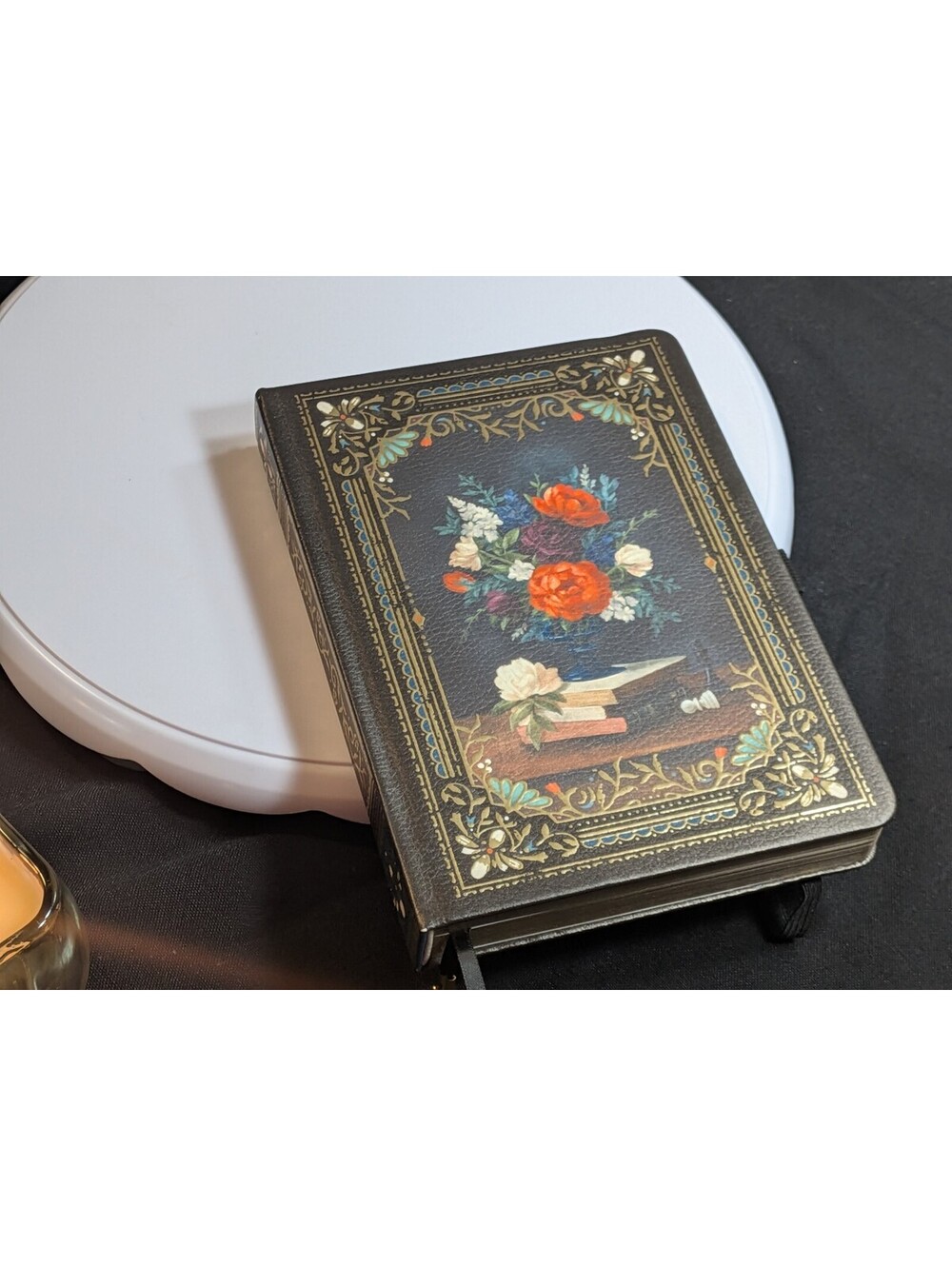 Archer & Olive Floral Books Hardcover Journal Notebook Ribbon Bookmark